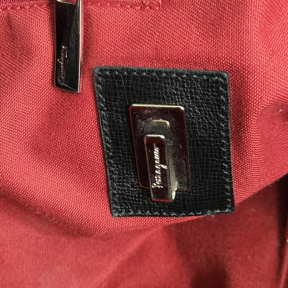 EUC Vintage Salvador Ferragamo Signature Tote Bag